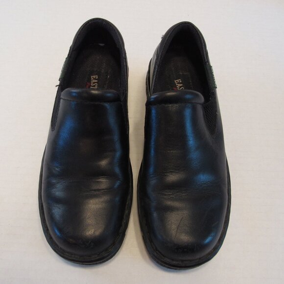 Eastland Black Comfort Slip On Casual Leather Loafer Shoe Size 6M - Picture 1 of 12